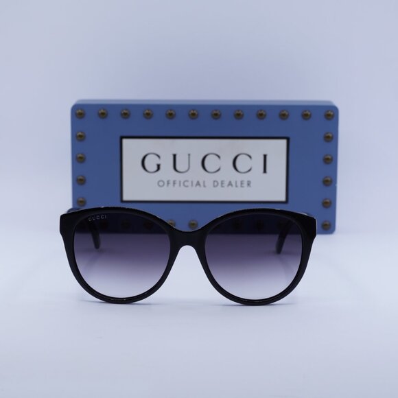 Gucci GG0631S 001 Round Sunglasses - Black\Grey Gradient - Picture 2 of 10